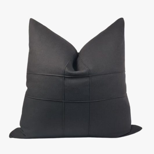 Cushion -Black Pintuck 60x60cm