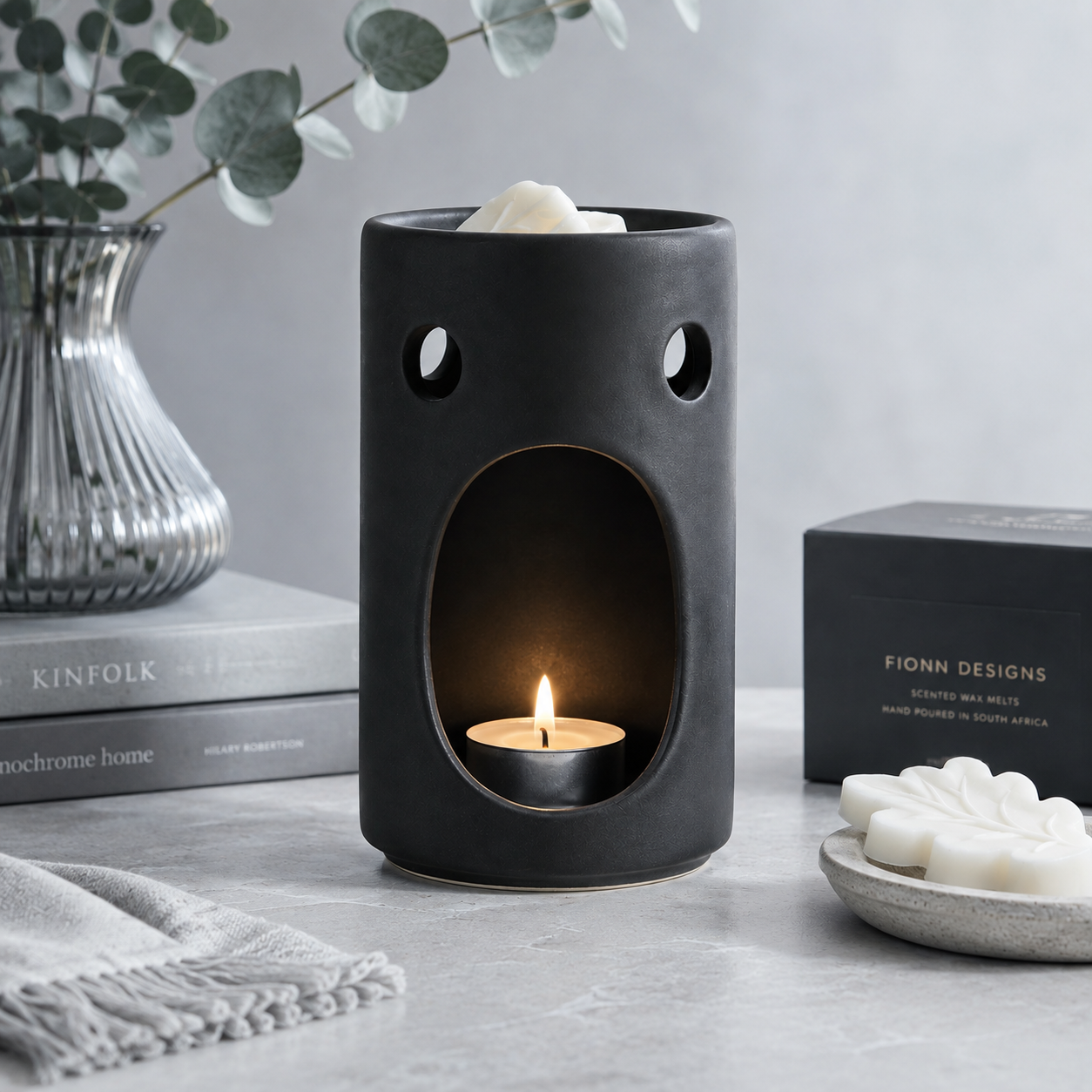Oil | Wax Burner-Nordic Black