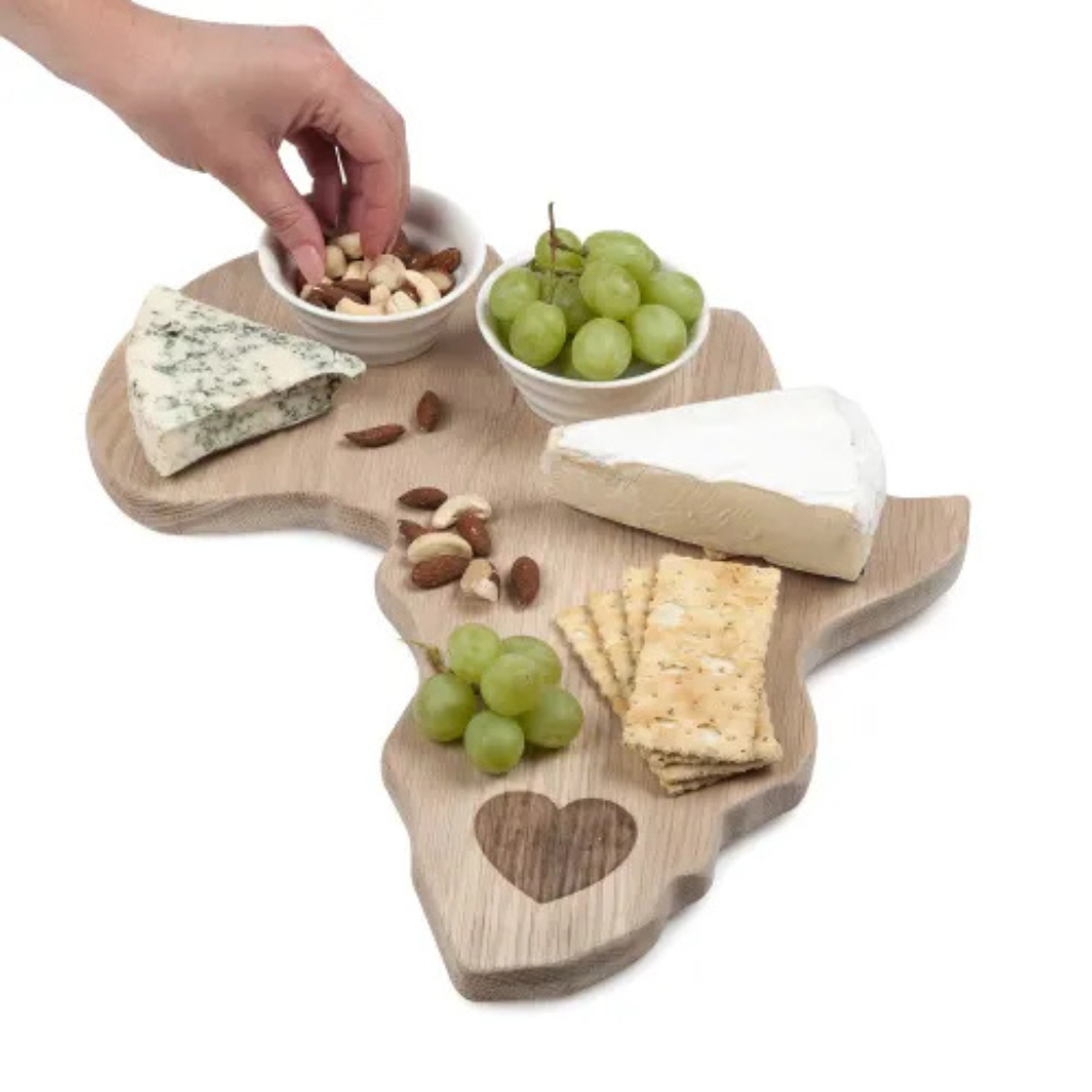 Africa Shape Cheese Board-Protea 2