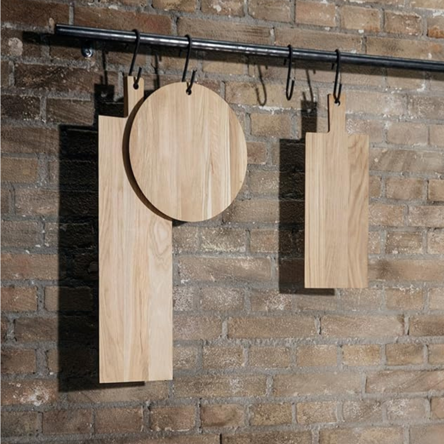 Boho Oak Cutting Board-Solid Black