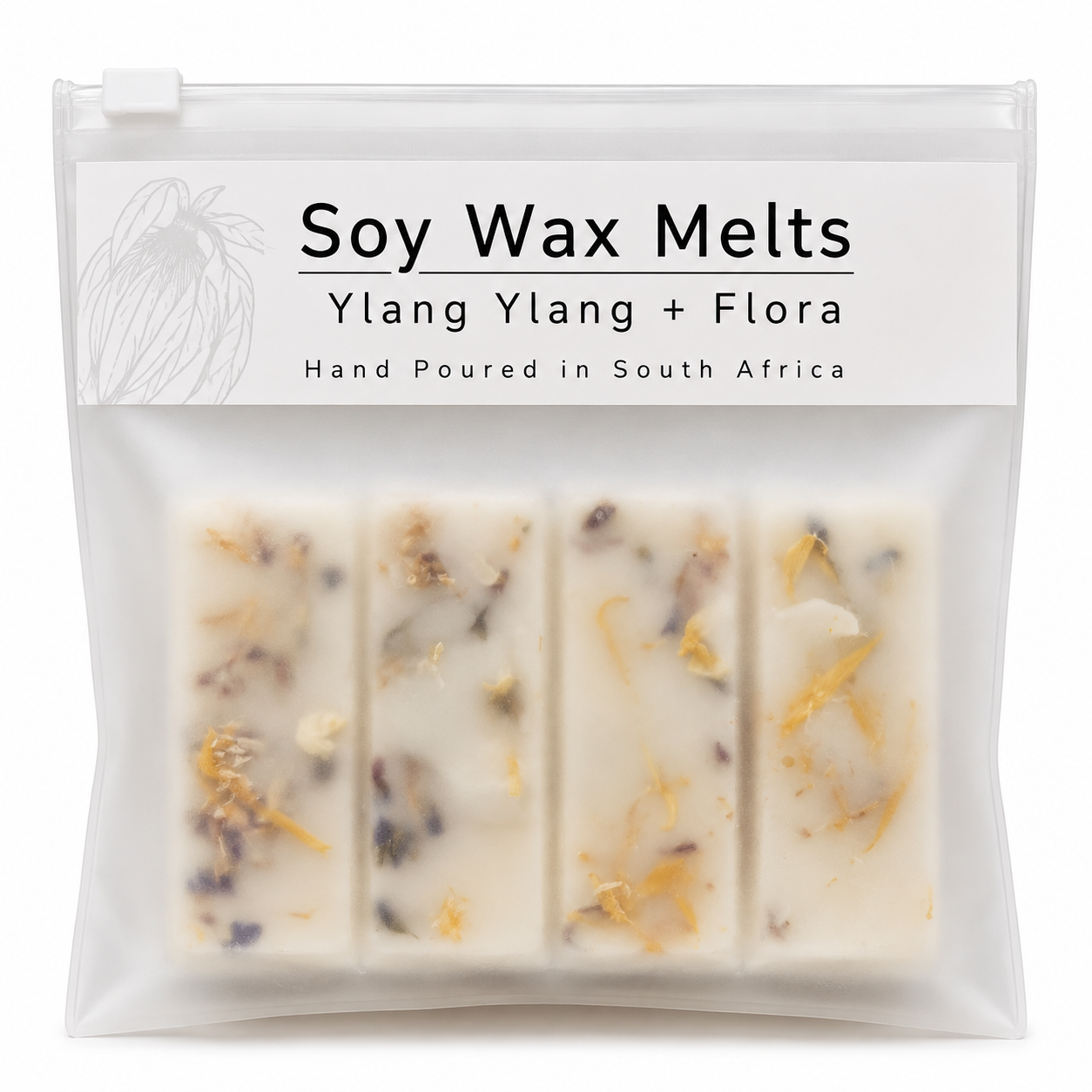 Botanical Wax Melt fingers -Ylang Ylang + Flora