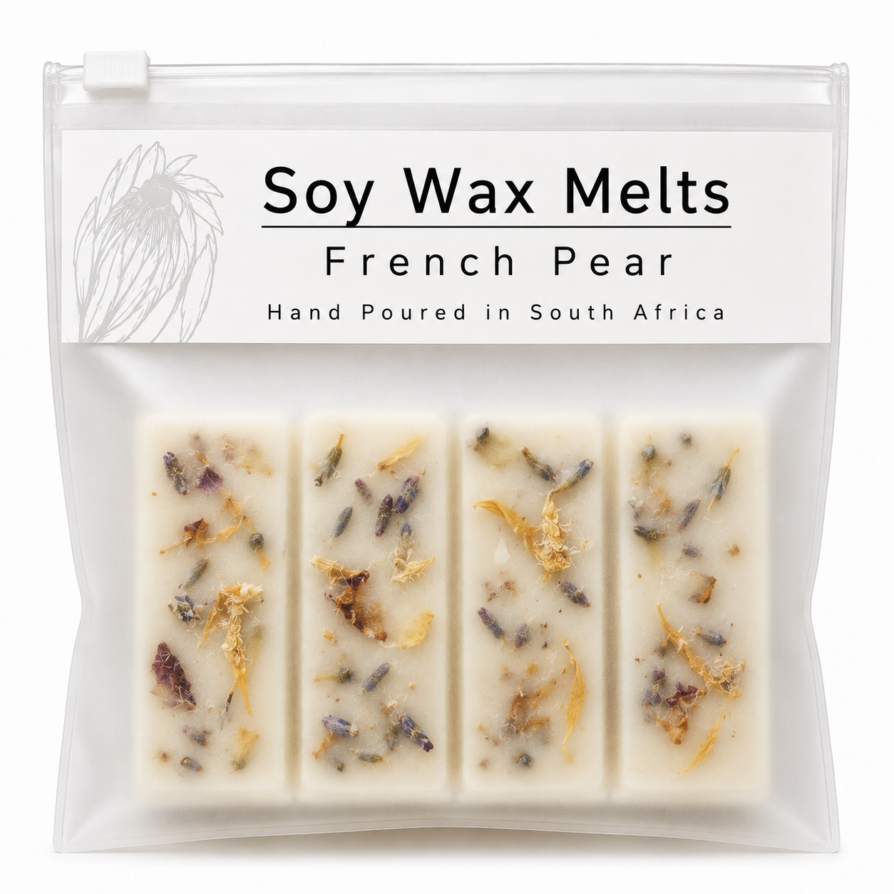 Botanical Wax Melt Fingers-French Pear