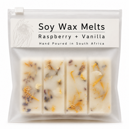 Botanical Melt Fingers -Raspberry + Vanilla