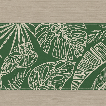 Table Runner-Delicious Monster leaf