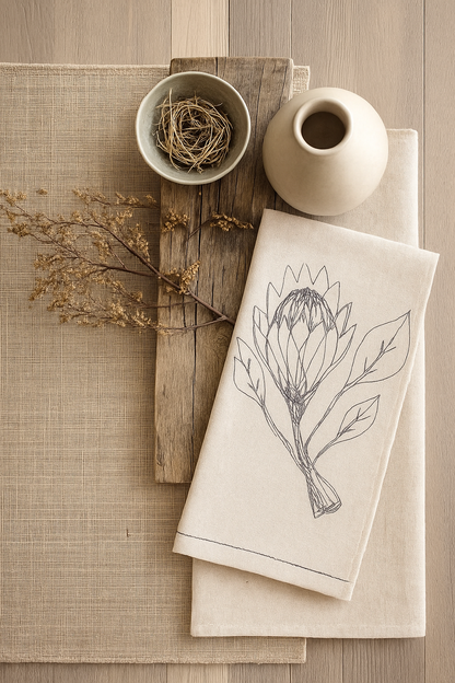 Tea Towel -Protea
