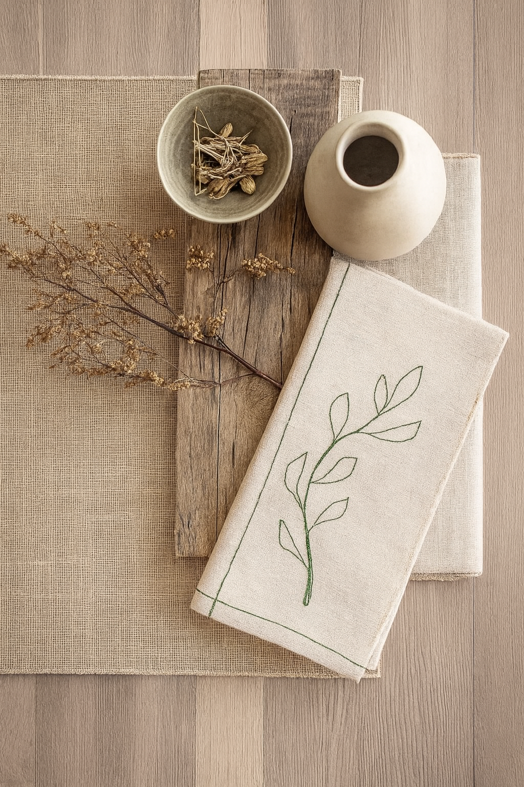 Tea Towel -Leaf