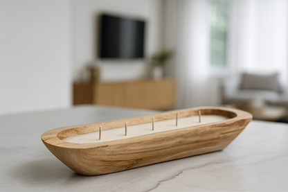 Long Dough Bowl Scented Candle