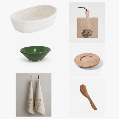 Oak Board Gift Set - Protea 2