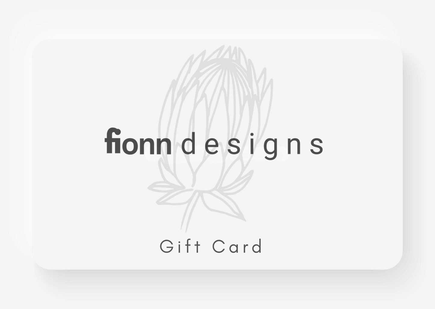 Fionn Designs e-Gift Card