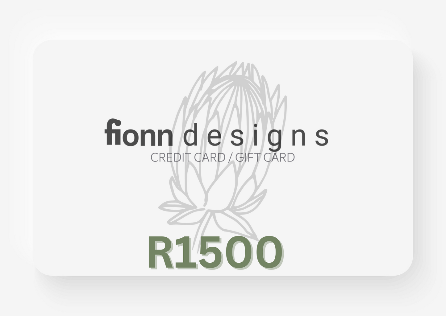 Fionn Designs e-Gift Card