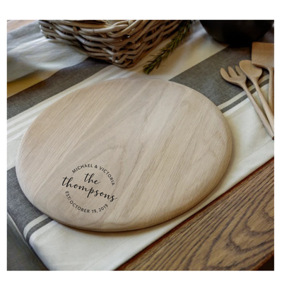 Oak Plate- Personalised