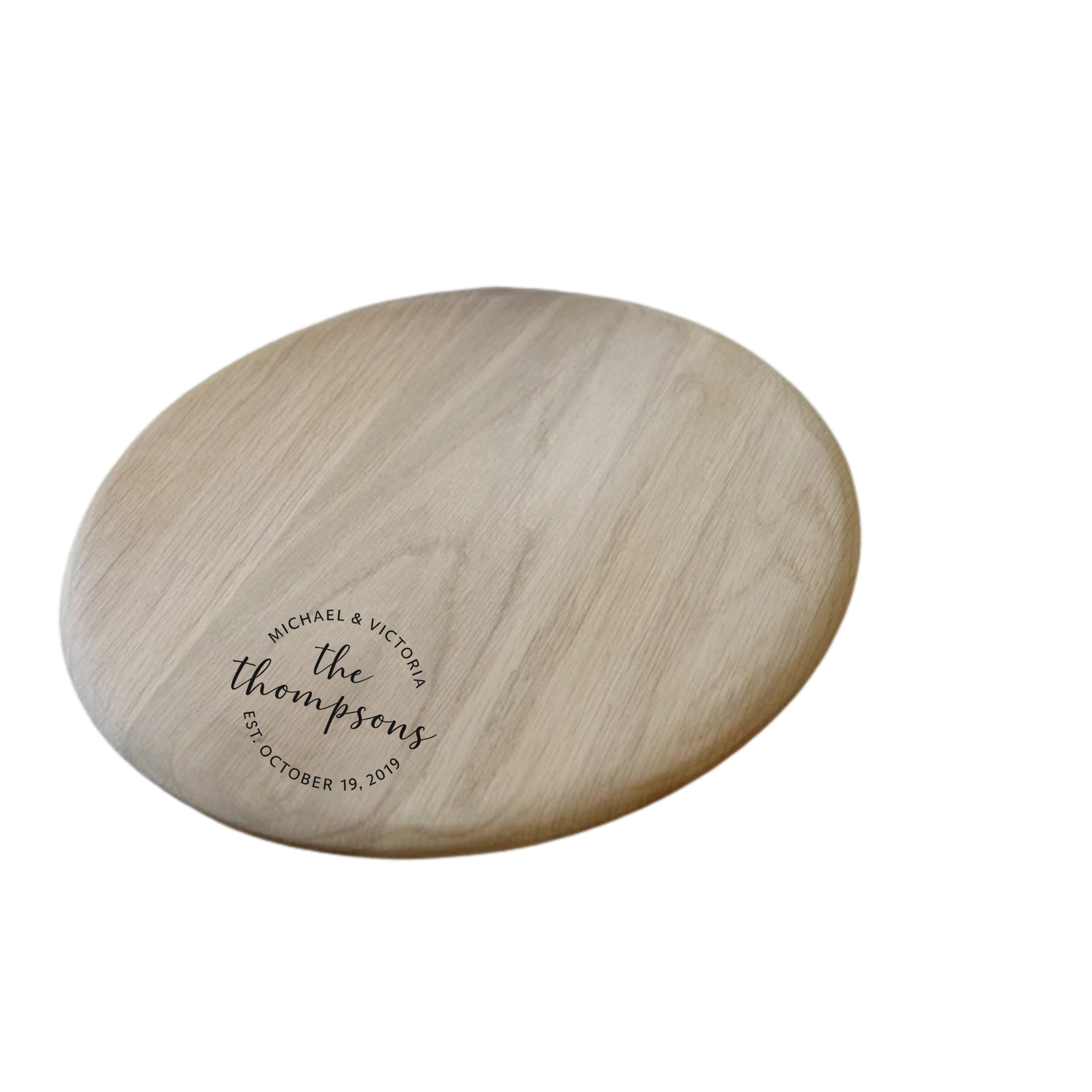 Oak Plate- Personalised