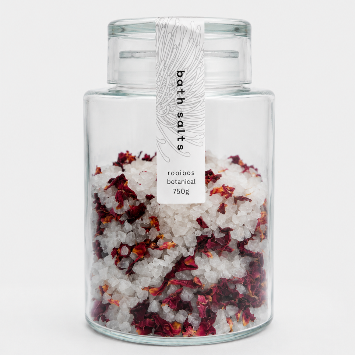 Bath Salts -Rooibos Botanicals + Scoop