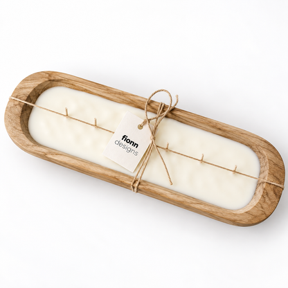 Long Dough Bowl Scented Candle