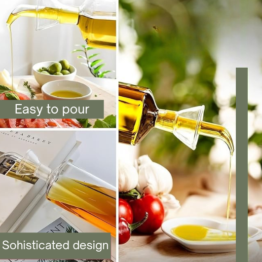 500ml Olive Oil Dispenser-Glass Spout