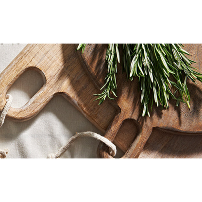 Kabini Wooden Cutting/ Serving Board -Leaf Spray