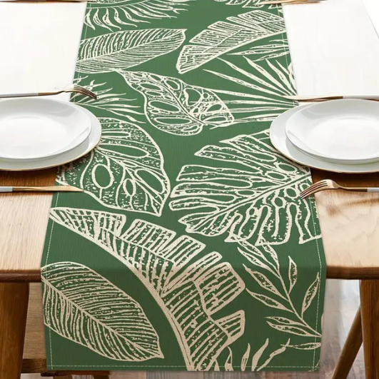 Table Runner-Delicious Monster leaf
